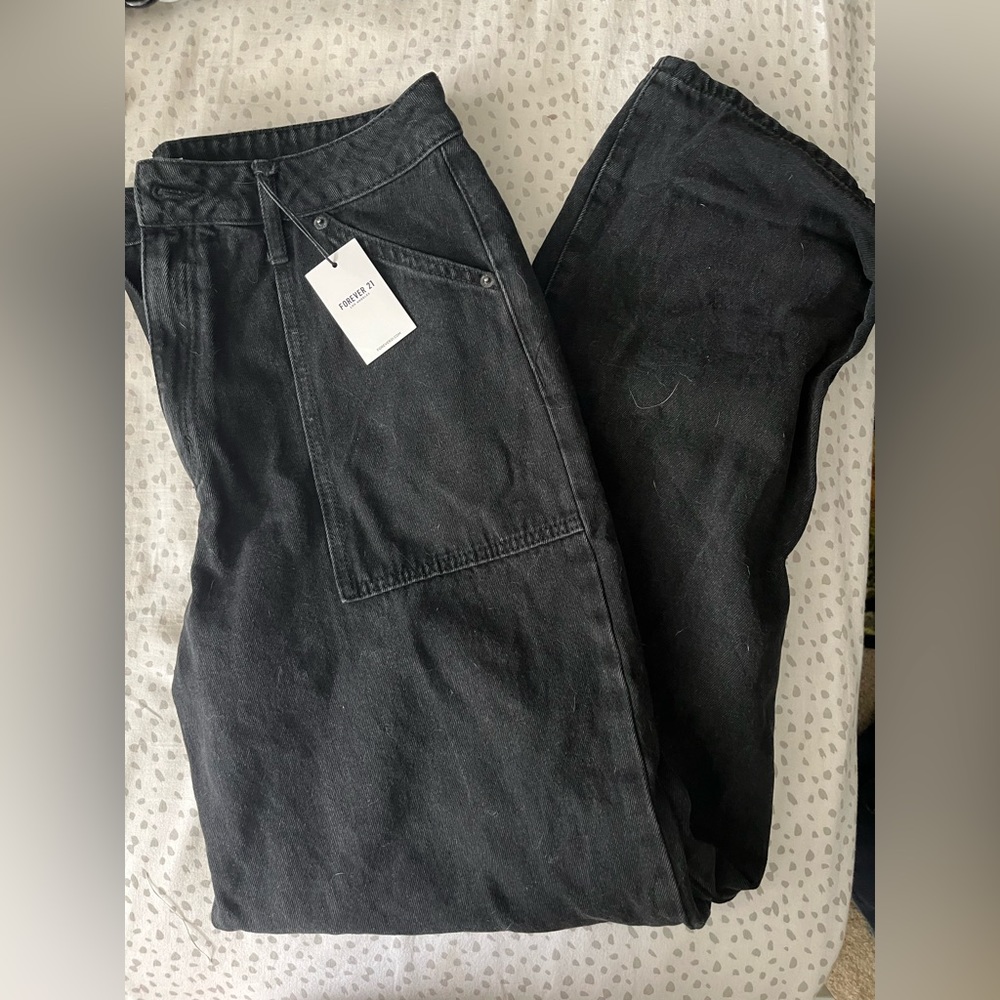 FOREVER 21 Size 29 Black Jeans NEW WITH TAGS